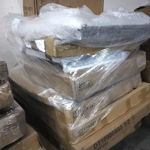 PALLET OF ASSORTED BOXED DINING FURNITURE PARTS