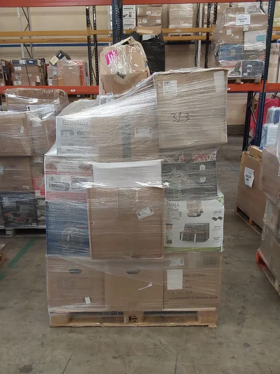 PALLET OF APPROXIMATELY 18 UNPROCESSED RAW RETURN HOUSEHOLD AND ELECTRICAL GOODS TO INCLUDE;