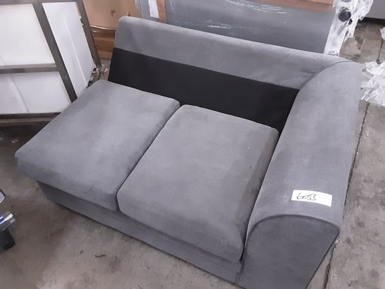 GREY FABRIC 2 SEATER SECTION 