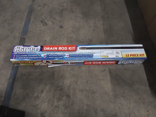 BOXED CLARKE DRAIN ROD KIT