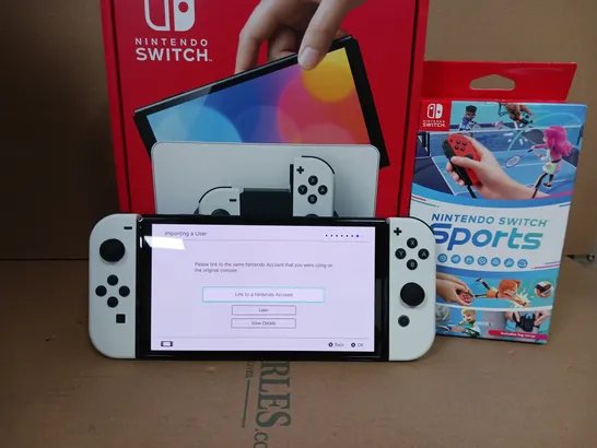 NINTENDO SWITCH OLED SWITCH OLED & NINTENDO SWITCH SPORTS