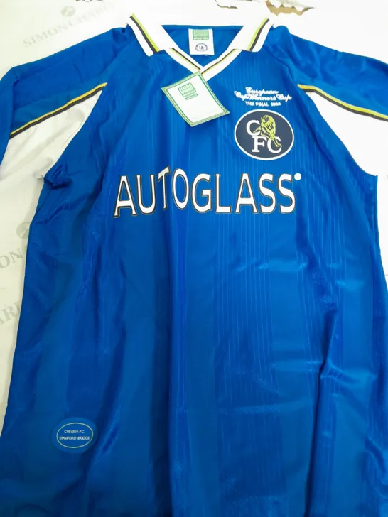 SCORE DRAW CHELSEA FOOTBALL CLUB SHIRT - LARGE