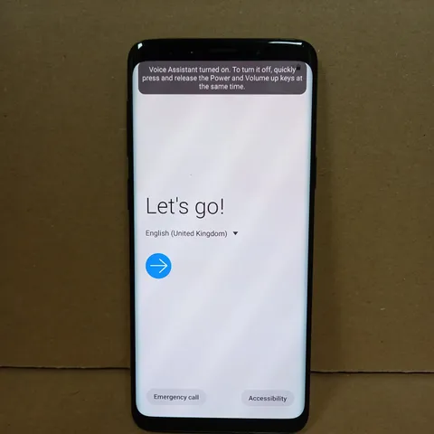 SAMSUNG GALAXY S9 SMARTPHONE IN BLACK