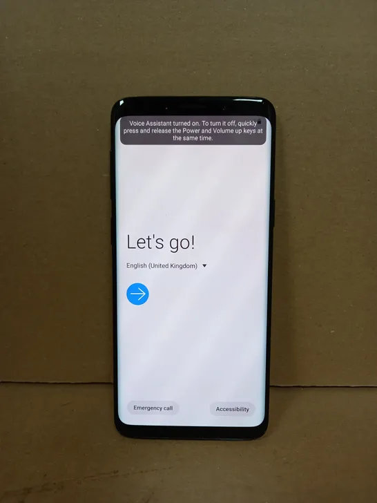 SAMSUNG GALAXY S9 SMARTPHONE IN BLACK