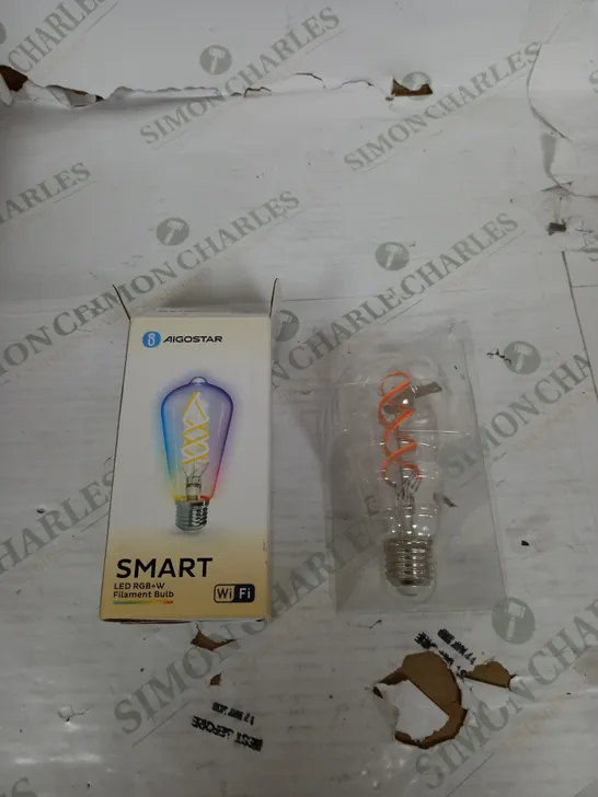 AIGOSTAR SMART LED RGB+ W FILAMENT BULB 