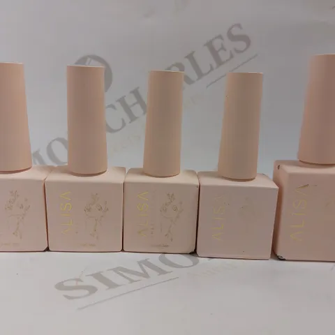 BOX OF APPROX 5 ALISA NAIL POLISHES IN ASSORTED COLOURS