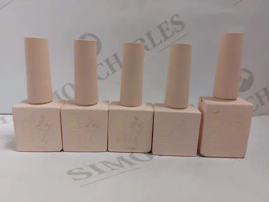 BOX OF APPROX 5 ALISA NAIL POLISHES IN ASSORTED COLOURS