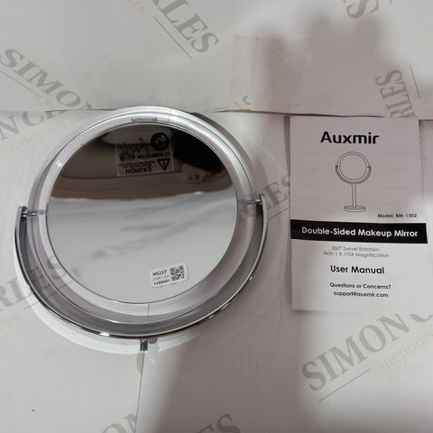 BOXED AUXMIR DOUBLE-SIDED MAKEUP MIRROR