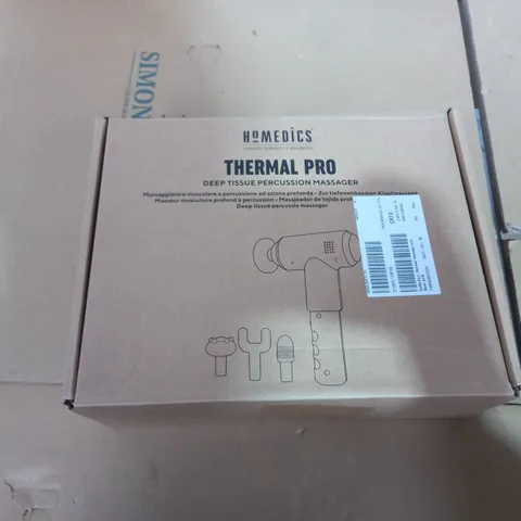 BOXED HOMEDICS THERMAL PRO DEEP TISSUE PERCUSSION MASSAGER PINK PGM-300TQVI-EU