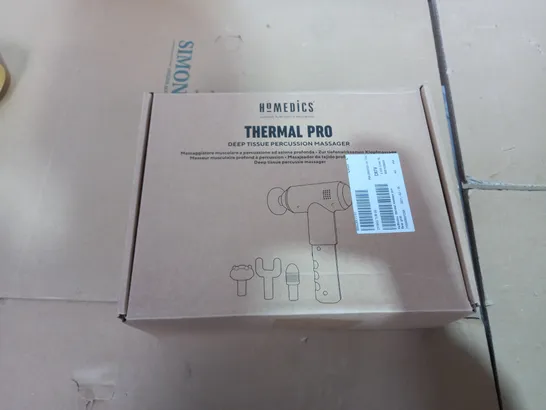 BOXED HOMEDICS THERMAL PRO DEEP TISSUE PERCUSSION MASSAGER PINK PGM-300TQVI-EU