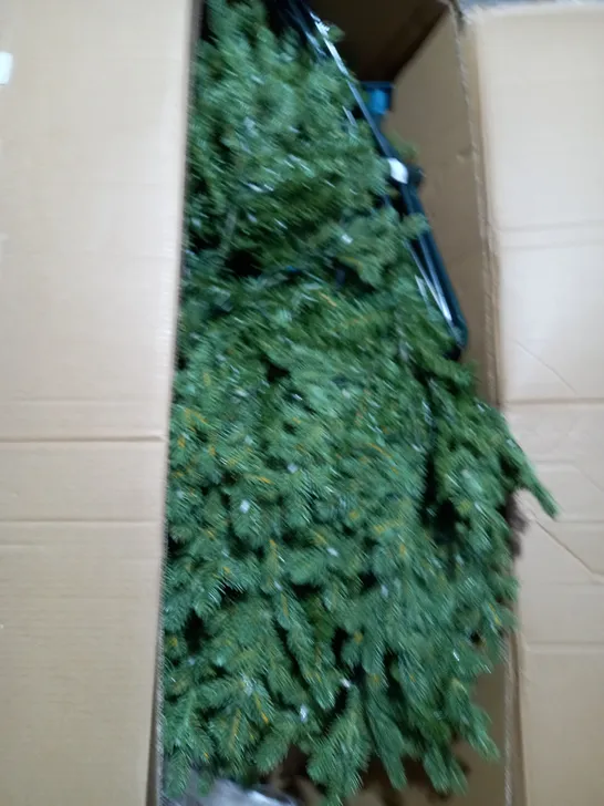 SANTAS BEST PRELIT CHRISTMAS TREE 8 FT - COLLECTION ONLY