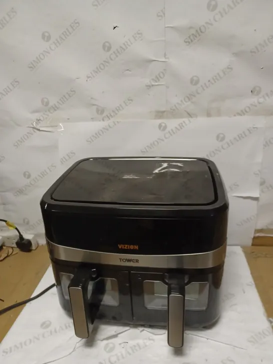 TOWER T17100 VORTX VIZION 9L DUAL BASKET AIR FRYER