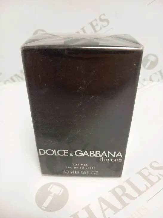 BOXED AND SEALED DOLCE AND GABBANA THE ONE FOR MEN EAU DE TOILETTE 50ML