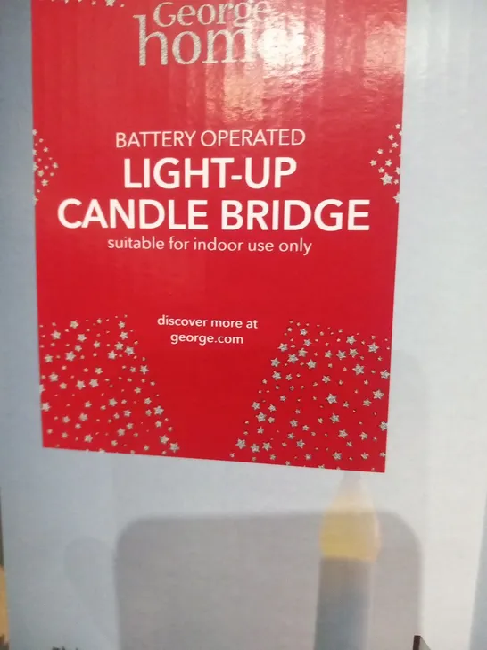 8 BRAND NEW BOXED BATTERY OPERATED LIGHT UP CANDLE BRIDGE