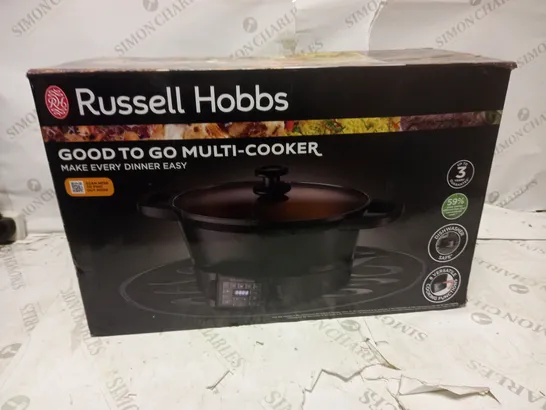 RUSSELL HOBBS GOOD-TO-GO MULTICOOKER