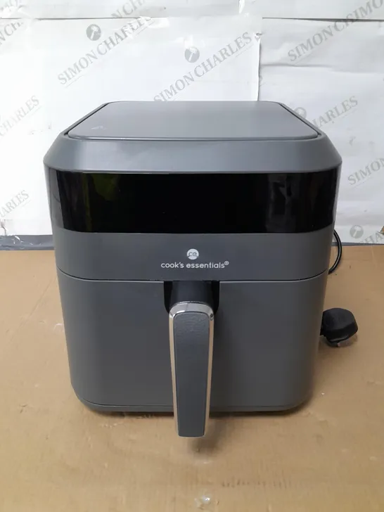 COOK'S ESSENTIALS 5.8L AIR FRYER IN SLATE GREY