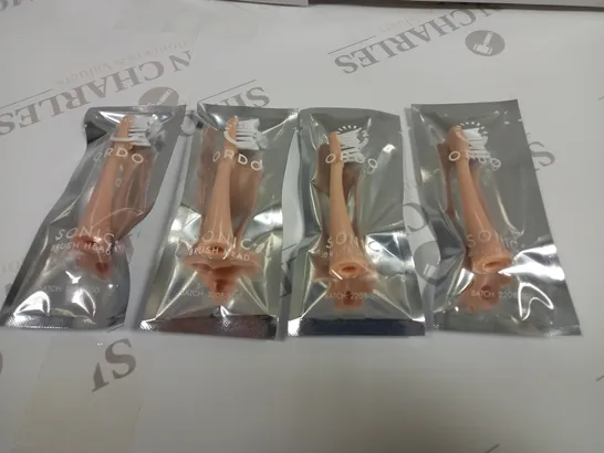 BOXED ORDO BRUSH HEADS ROSE GOLD X4