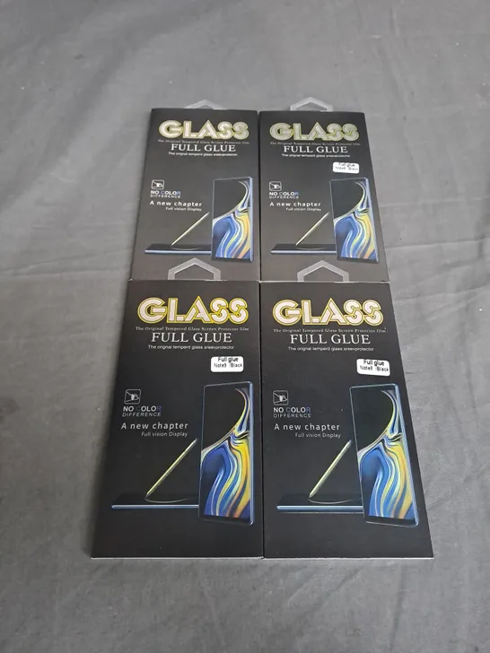 BOX OF APPROX. 30 TEMPERED GLASS SCREEN PROTECTOR FOR DIFFERENT PHONES TO INCLUDE - NOTE9 , NOTE 8 