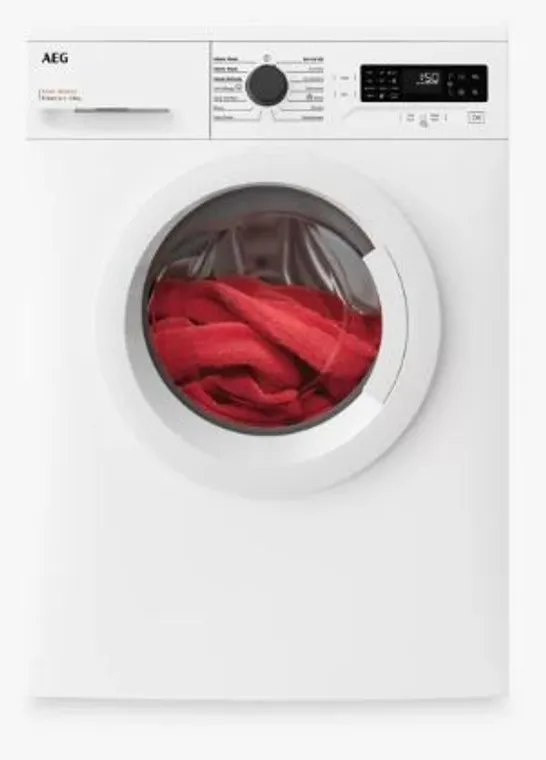 AEG LFX50844B FREESTANDING WASHING MACHINE, 8KG LOAD, 1400RPM SPIN, WHITE