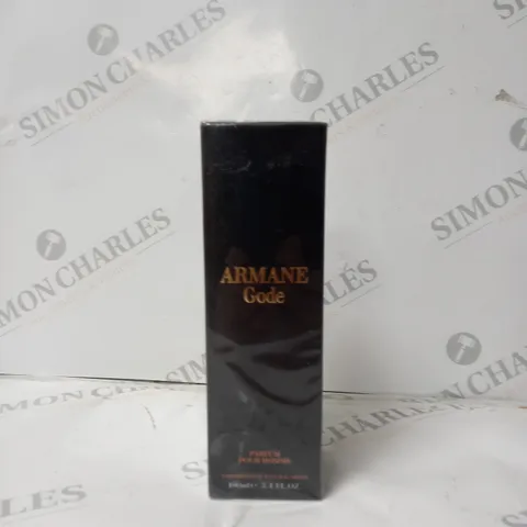 ARMANE CODE PARFUM POUR HOMME 100ML - SEALED 