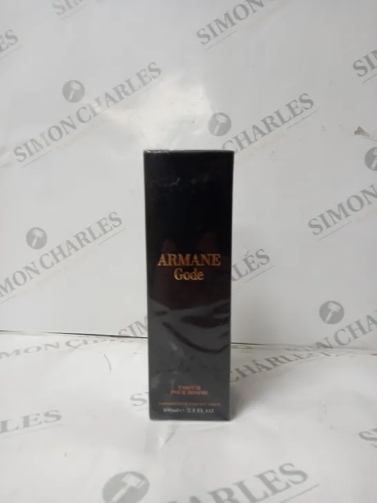 ARMANE CODE PARFUM POUR HOMME 100ML - SEALED 