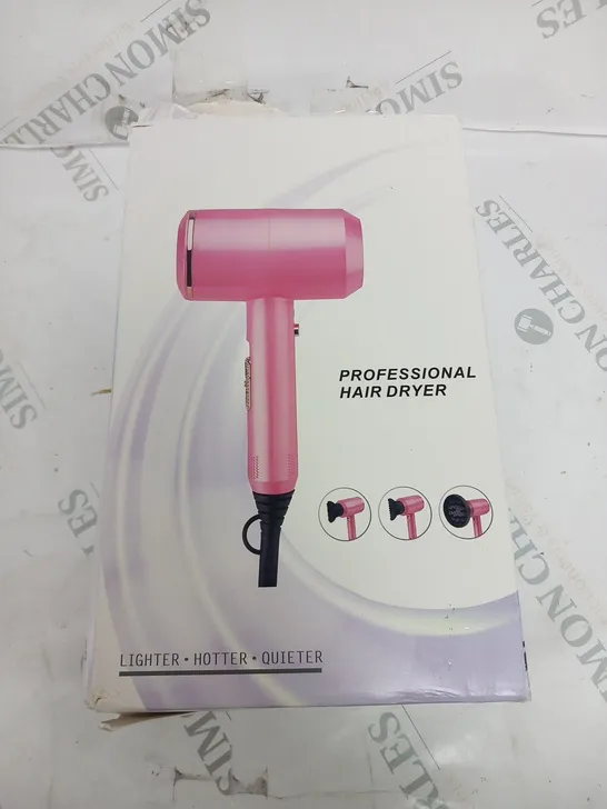 BOXED PROFESSIONAL HAIR DRYER