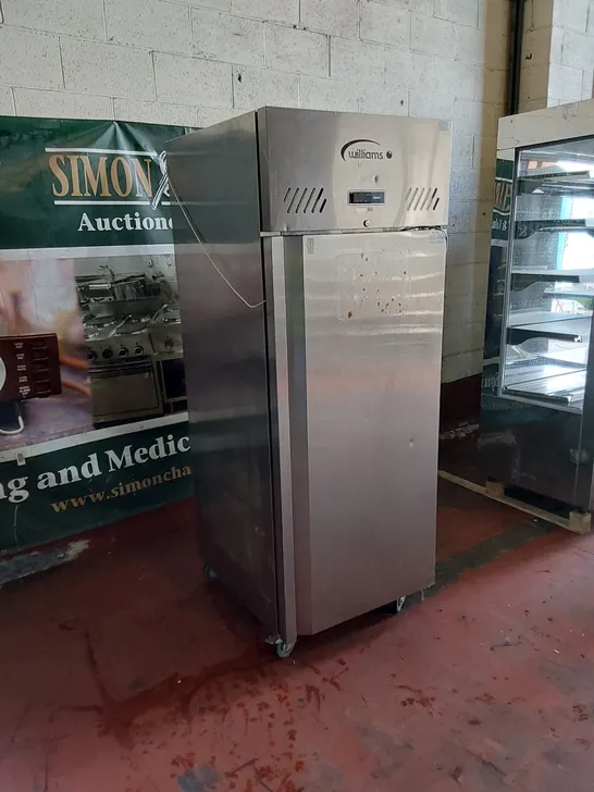 WILLIAMS HJ1SA R290 R1 STAINLESS STEEL SINGLE DOOR COMMERCIAL REFRIGERATOR 