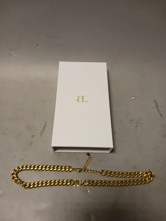 BOXED ABBOTTLYON JG GOLDEN NECKLACE 