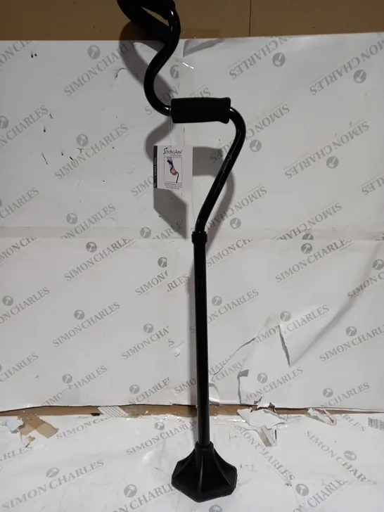 STRONG ARM COMFORT CANE WITH STANDING BASE 