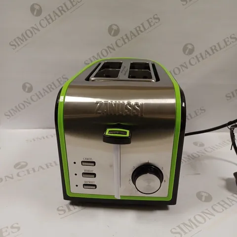 ZANUSSI TOASTER IN BLACK & SILVER