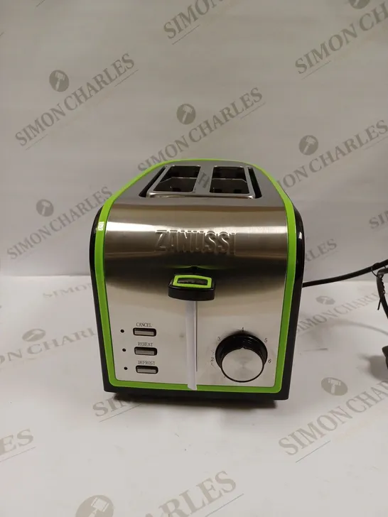 ZANUSSI TOASTER IN BLACK & SILVER