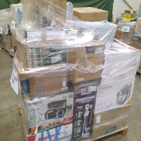 PALLET OF APPROXIMATELY 26 UNPROCESSED RAW RETURN HOUSEHOLD AND ELECTRICAL GOODS TO INCLUDE;