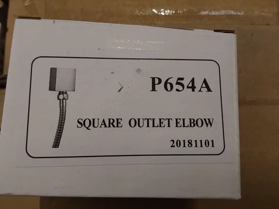 CASE OF APPROXIMATELY 38 SQUARE OUTLET ELBOWS P654A