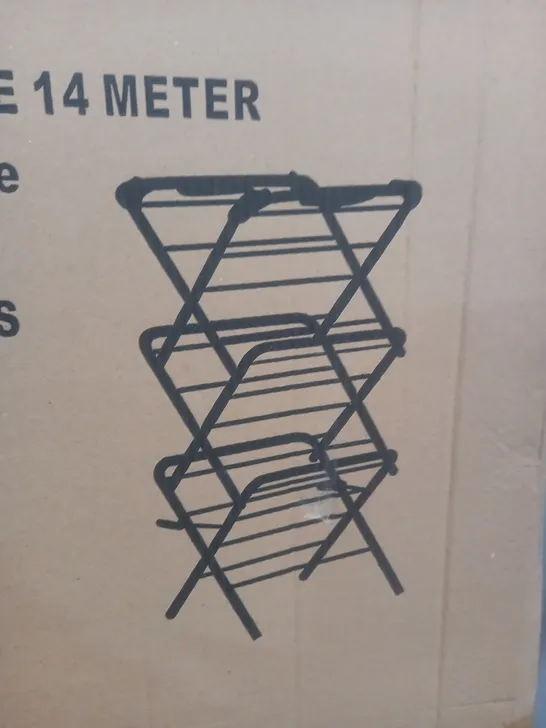 BOXED 3 TIER CLOTHES AIRER