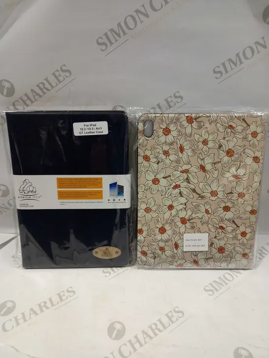 SET OF 2 DECORATIVE TABLET CASES FOR IPAD 4/5 & IPAD AIR 3