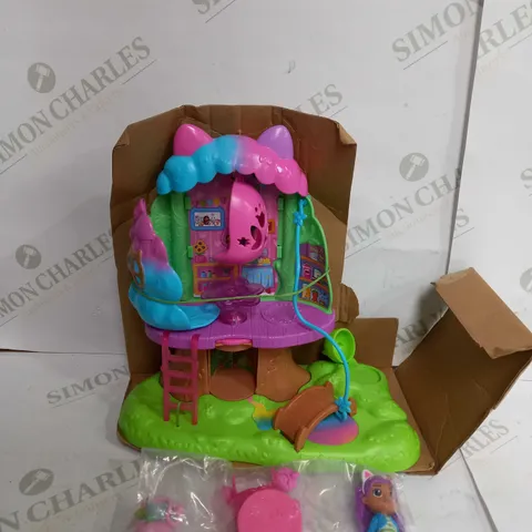 KITTY FAIRY GARDEN TREEHOUSE 