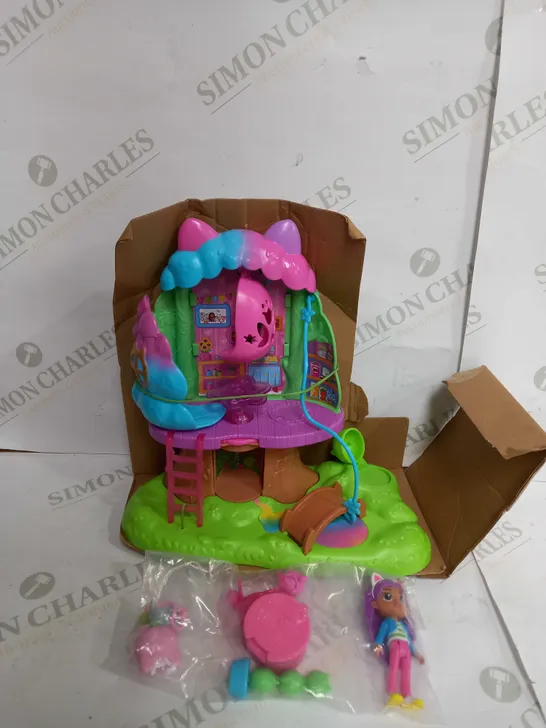 KITTY FAIRY GARDEN TREEHOUSE  RRP £36.99