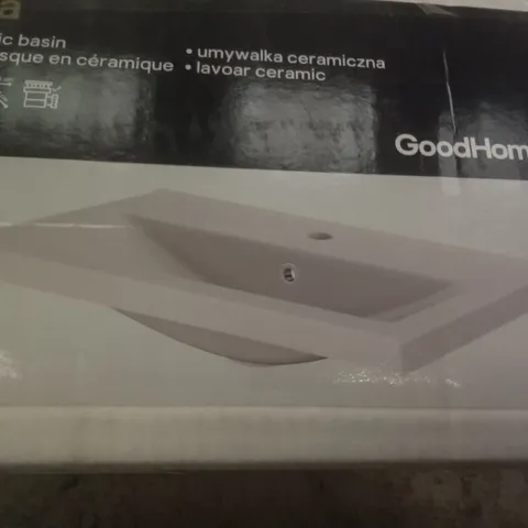 BOXED GOODHOME NIRA CERAMIC BASIN 60.4×36.3CM