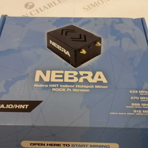 BOXED NEBRA HNT INDOOR HOTSPOT MINER ROCK PI VERSION 