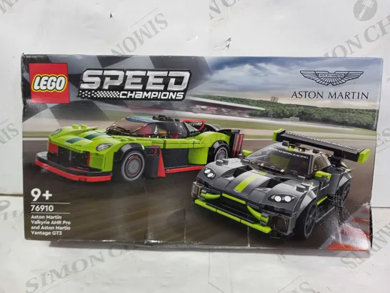 LEGO SPEED CHAMPIONS 76910 ASTON MARTIN VALKYRIE AMR PRO AND ASTON MARTIN VANTAGE GT3