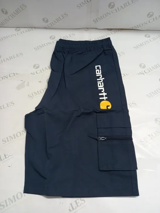 CARHARTT NAVY CARGO SHORTS 3XL