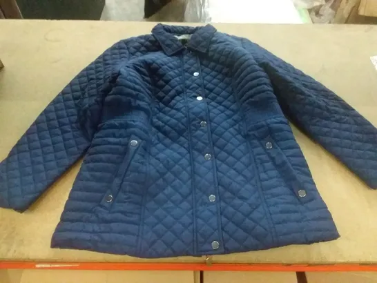 BOX OF 5 BRAND NEW RUTH LANGFORD QUILTED SPORG COAT, NAVY - SIZE 18