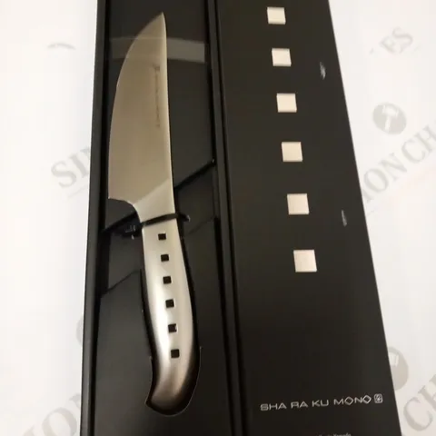 BRAND NEW BOXED SHA RA KU MONO MOLYBDENUM VANADIUM STEEL FJ-03 13CM DEBA KNIFE