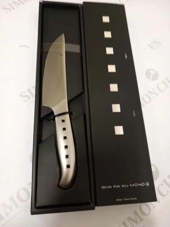 BRAND NEW BOXED SHA RA KU MONO MOLYBDENUM VANADIUM STEEL FJ-03 13CM DEBA KNIFE