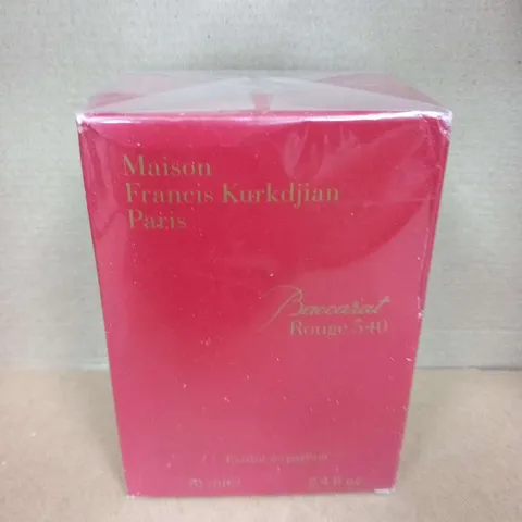 BOXED AND SEALED MAISON FRANCIS KURKDJIAN BACCARAT ROUGE 540 EAU DE PARFUM, 70ML