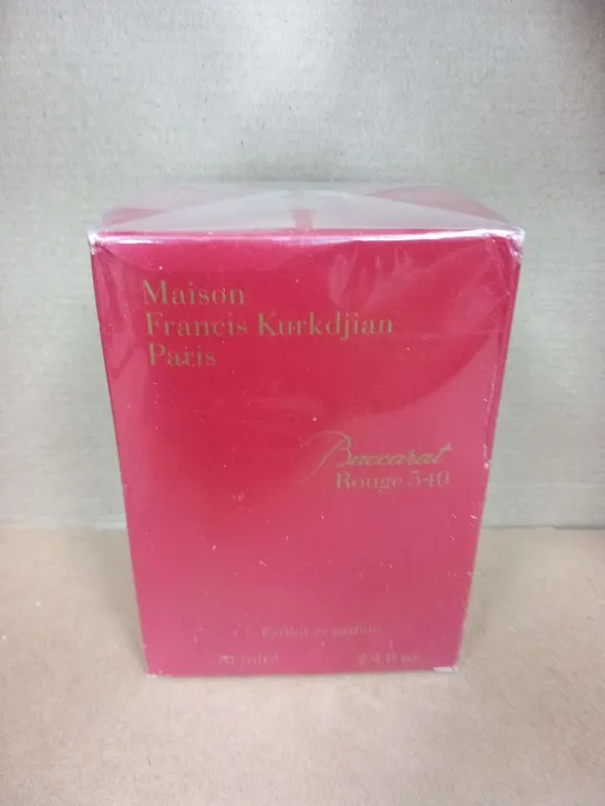 BOXED AND SEALED MAISON FRANCIS KURKDJIAN BACCARAT ROUGE 540 EAU DE PARFUM, 70ML