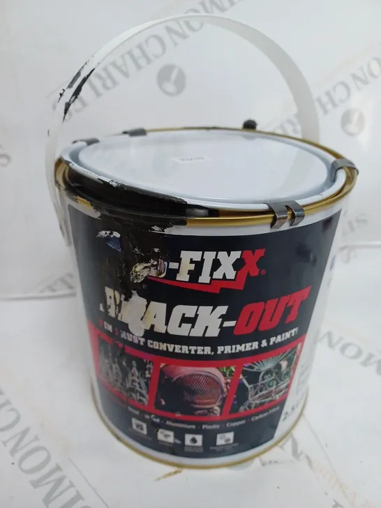 SFIXX BLACK OUT 2.5 LITRES RUST CONVERTER PAINT