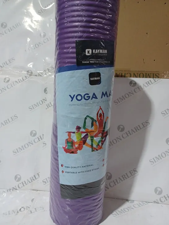 KAYMAN YOGA MAT IN PURPLE