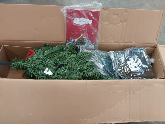 BOXED 4-4.5FT PENCIL PRELIT CHRISTMAS TREE (1 BOX)