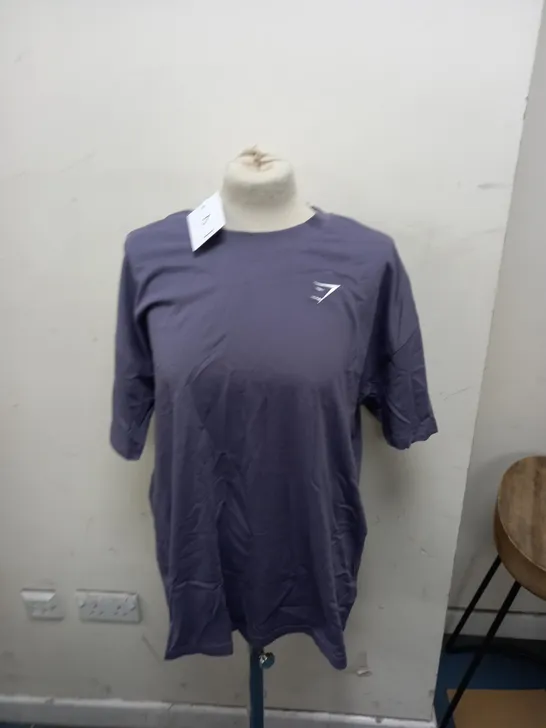 GYMSHARK TRAINING OVERSIZED T-SHIRT - DEWBERRY PURPLE - LARGE